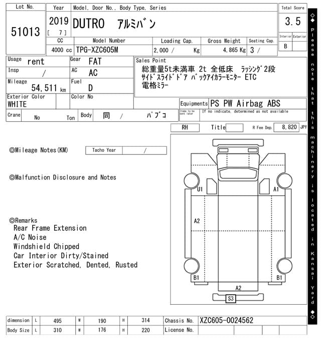 DUTRO — Auction (lot vt-8-6565-51013)