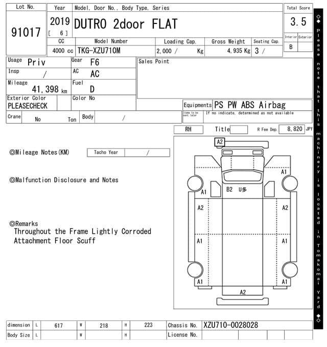DUTRO — Auction (lot vt-8-6565-91017)