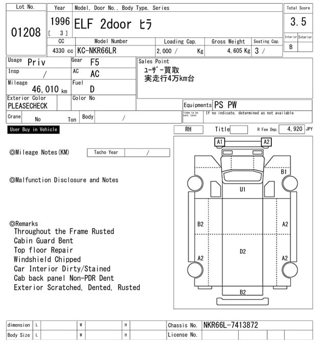 ELF — Auction (lot vt-8-6569-1208)