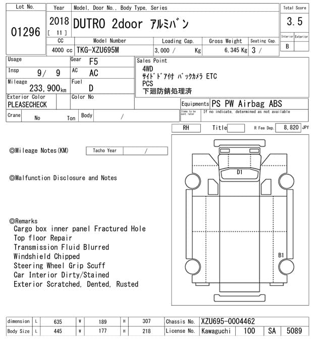 DUTRO — Auction (lot vt-8-6569-1296)