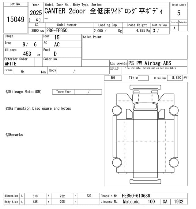 CANTER — Auction (lot vt-8-6569-15049)