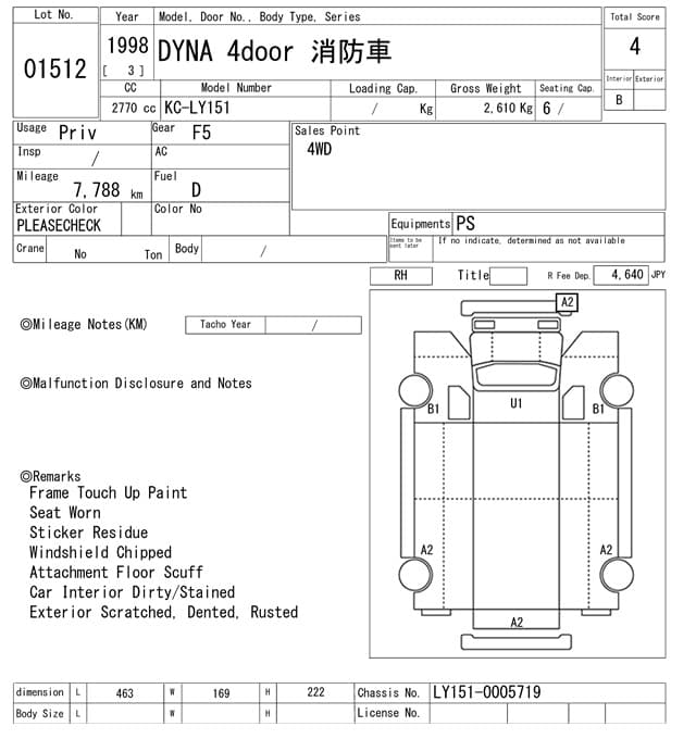 DYNA — Auction (lot vt-8-6569-1512)