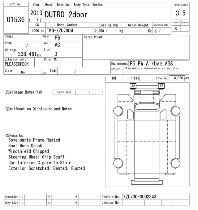 DUTRO — Auction (lot vt-8-6569-1536)