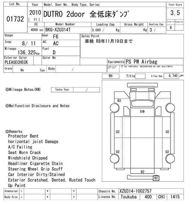 DUTRO — Auction (lot vt-8-6569-1732)