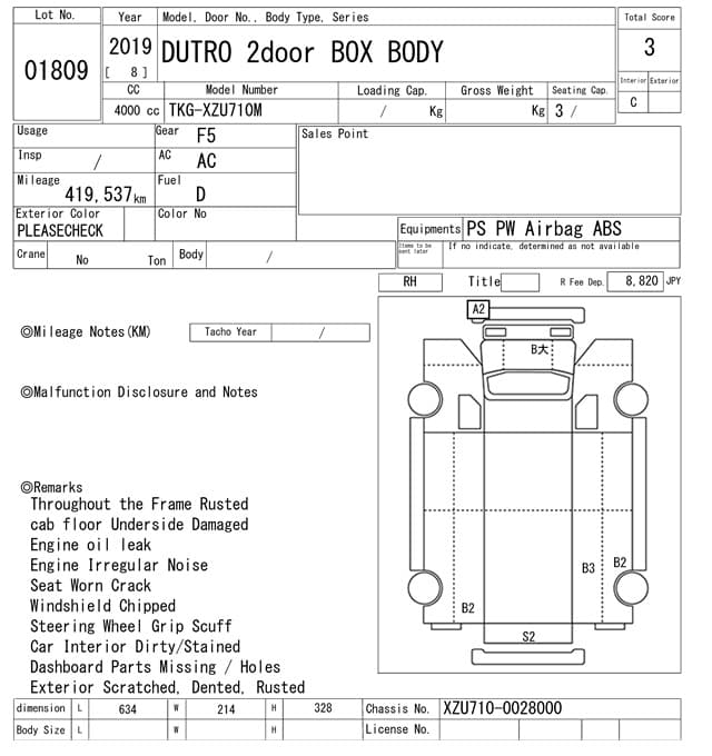 DUTRO — Auction (lot vt-8-6569-1809)