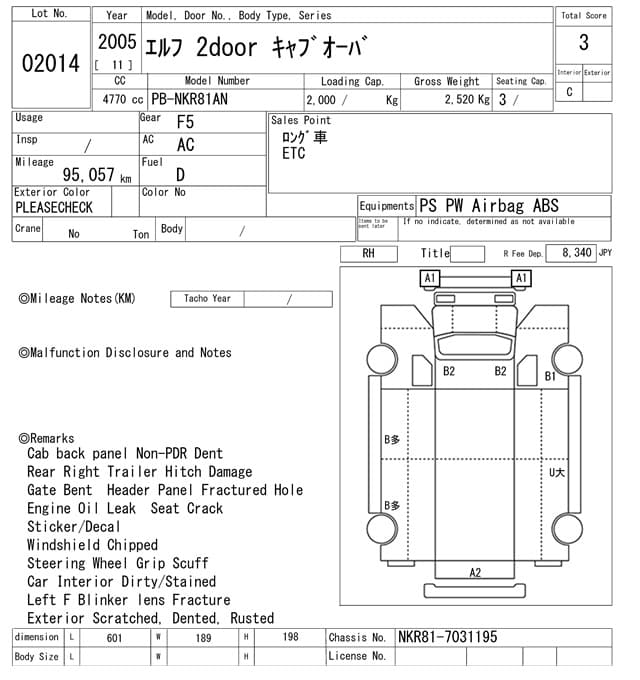 ELF — Auction (lot vt-8-6569-2014)