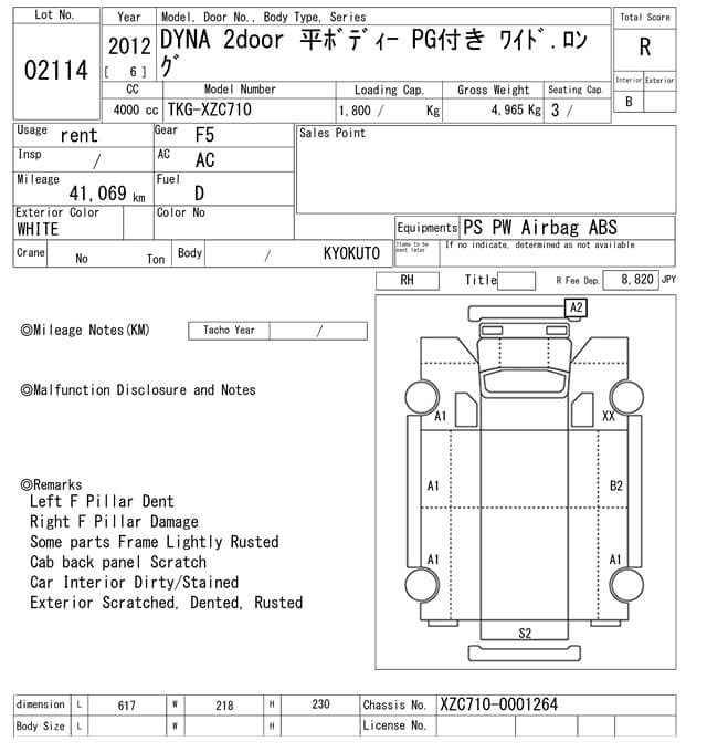DYNA — Auction (lot vt-8-6569-2114)