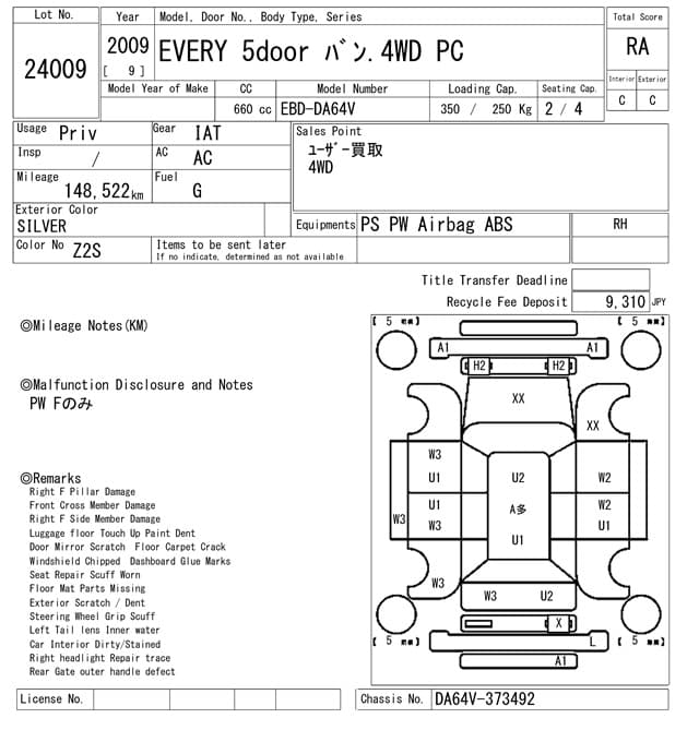 ACTY — Auction (lot vt-8-6569-24009)