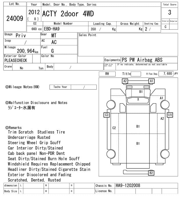 ACTY — Auction (lot vt-8-6569-24009)