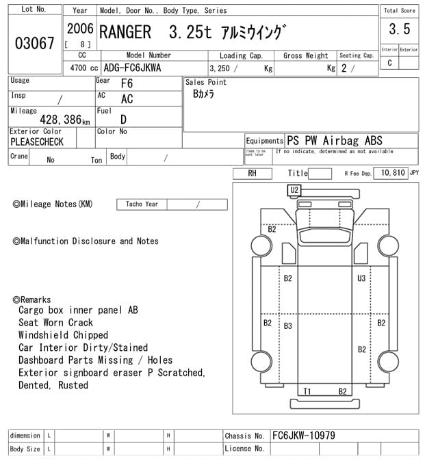 RANGER — Auction (lot vt-8-6569-3067)