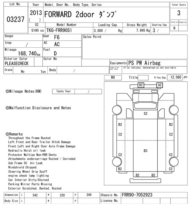FORWARD — Auction (lot vt-8-6569-3237)