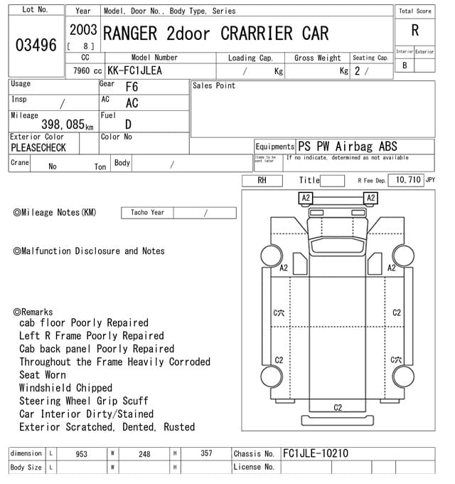 RANGER — Auction (lot vt-8-6569-3496)