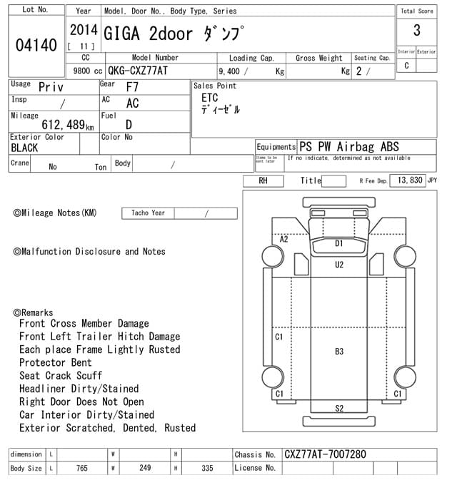 GIGA — Auction (lot vt-8-6569-4140)