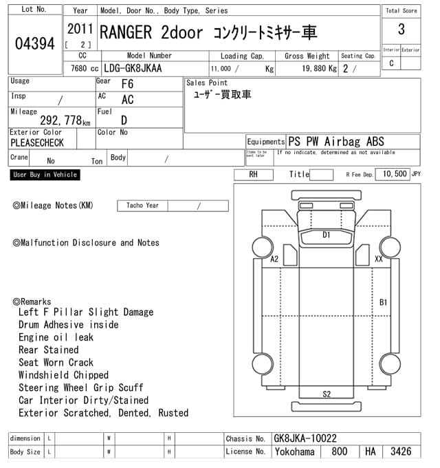 RANGER — Auction (lot vt-8-6569-4394)