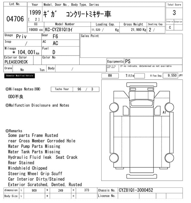 GIGA — Auction (lot vt-8-6569-4706)