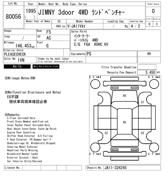 JIMNY — Auction (lot vt-8-6570-80056)