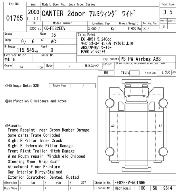 MITSUBISHI (lot vt-8-6558-1765)