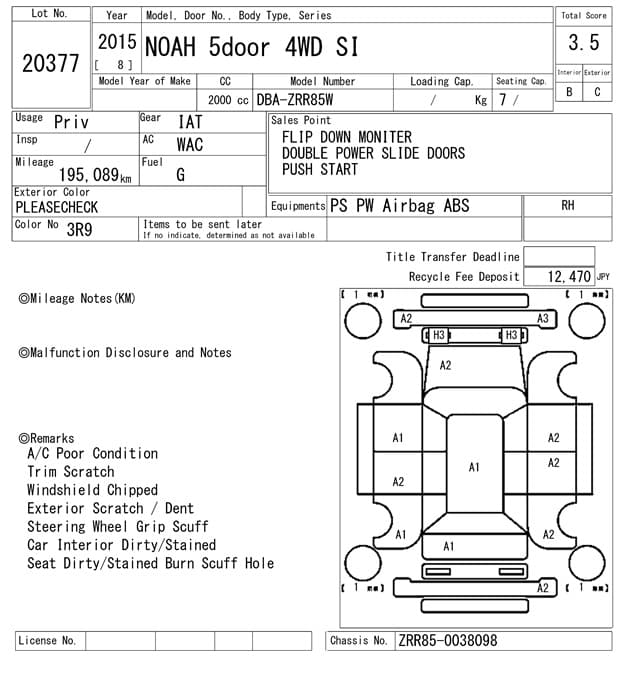 TOYOTA (lot vt-8-6558-20377)