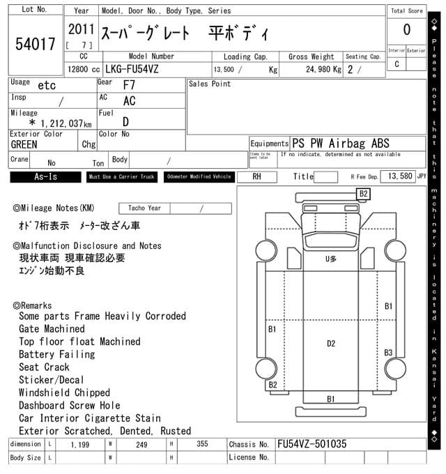 MITSUBISHI (lot vt-8-6558-54017)