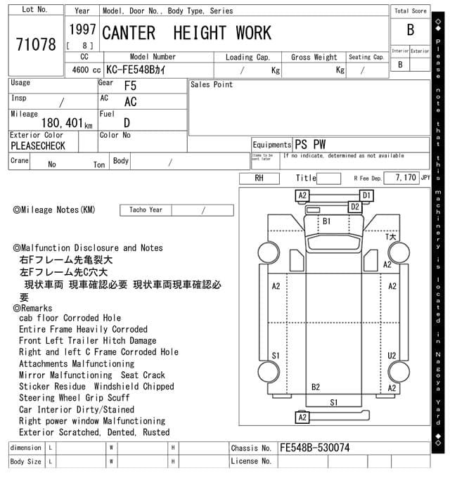 MITSUBISHI (lot vt-8-6558-71078)